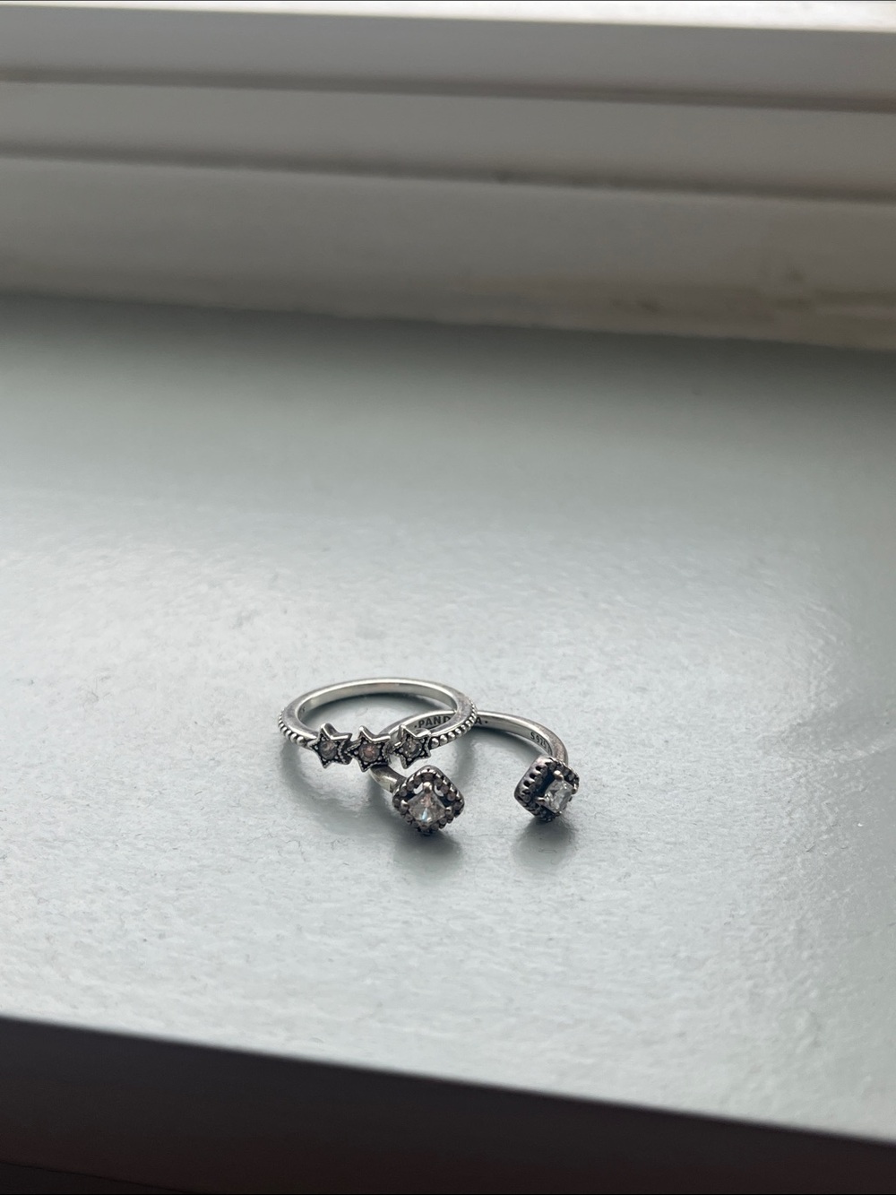 Set of Pandora Rings — size 6